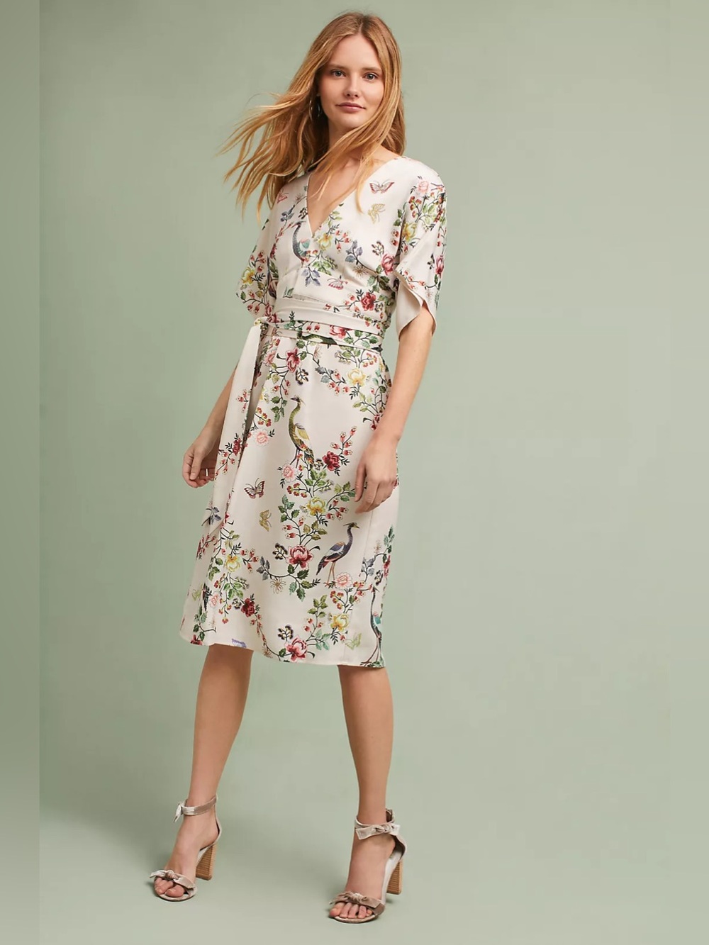 dRA Avian Kimono Midi Dress